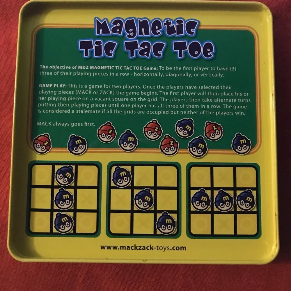 Magnetic Tic Tac M&Z Toy-Goes well during Traveling